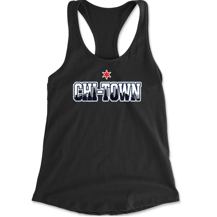 Chicago Chi-Town City Pride Racerback Tank Top for Women
