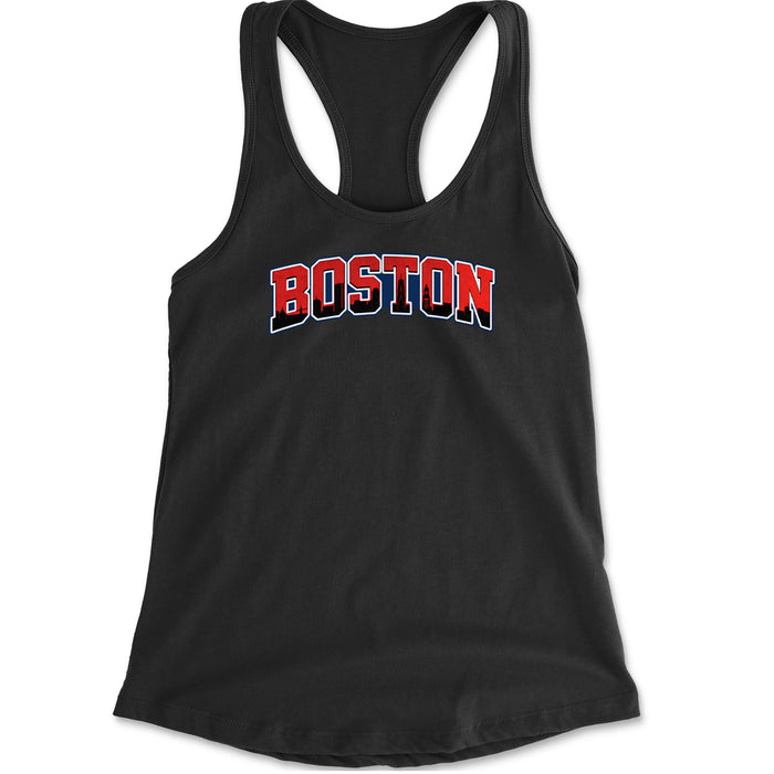 Boston City Pride Skyline Racerback Tank Top for Women