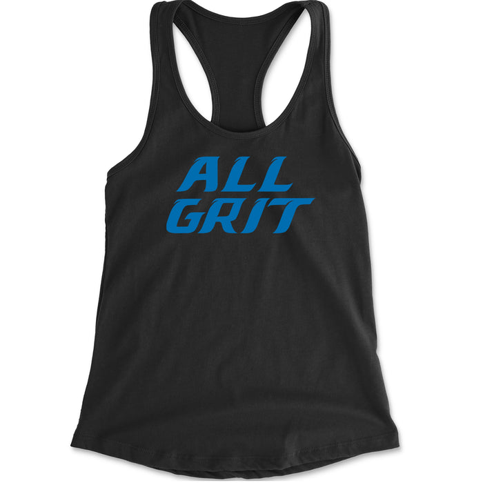 All Grit Detroit Football Racerback Tank Top for Women
