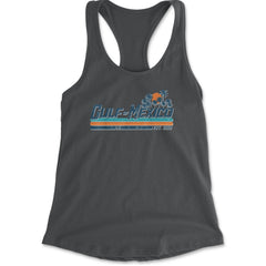 Gulf Of Mexico Established Year 1550 Racerback Tank Top for Women Charcoal Grey