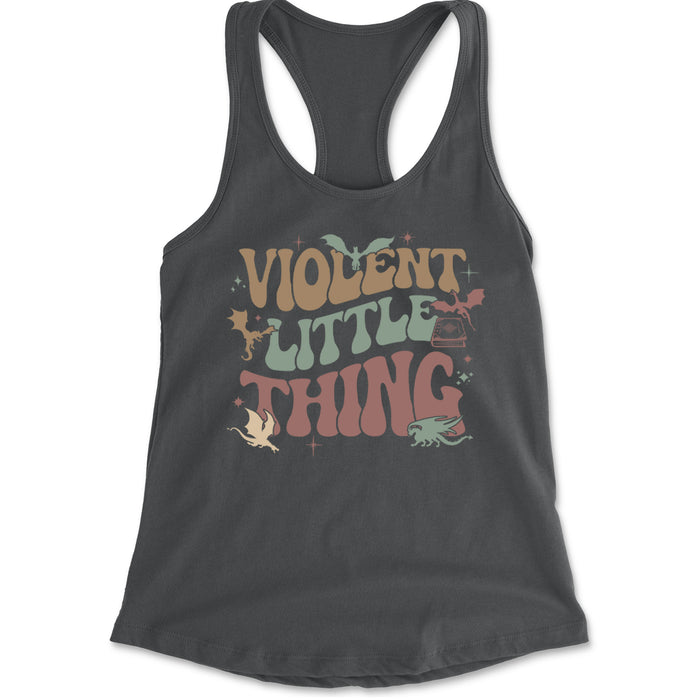 Violent Little Thing Dragon Racerback Tank Top for Women