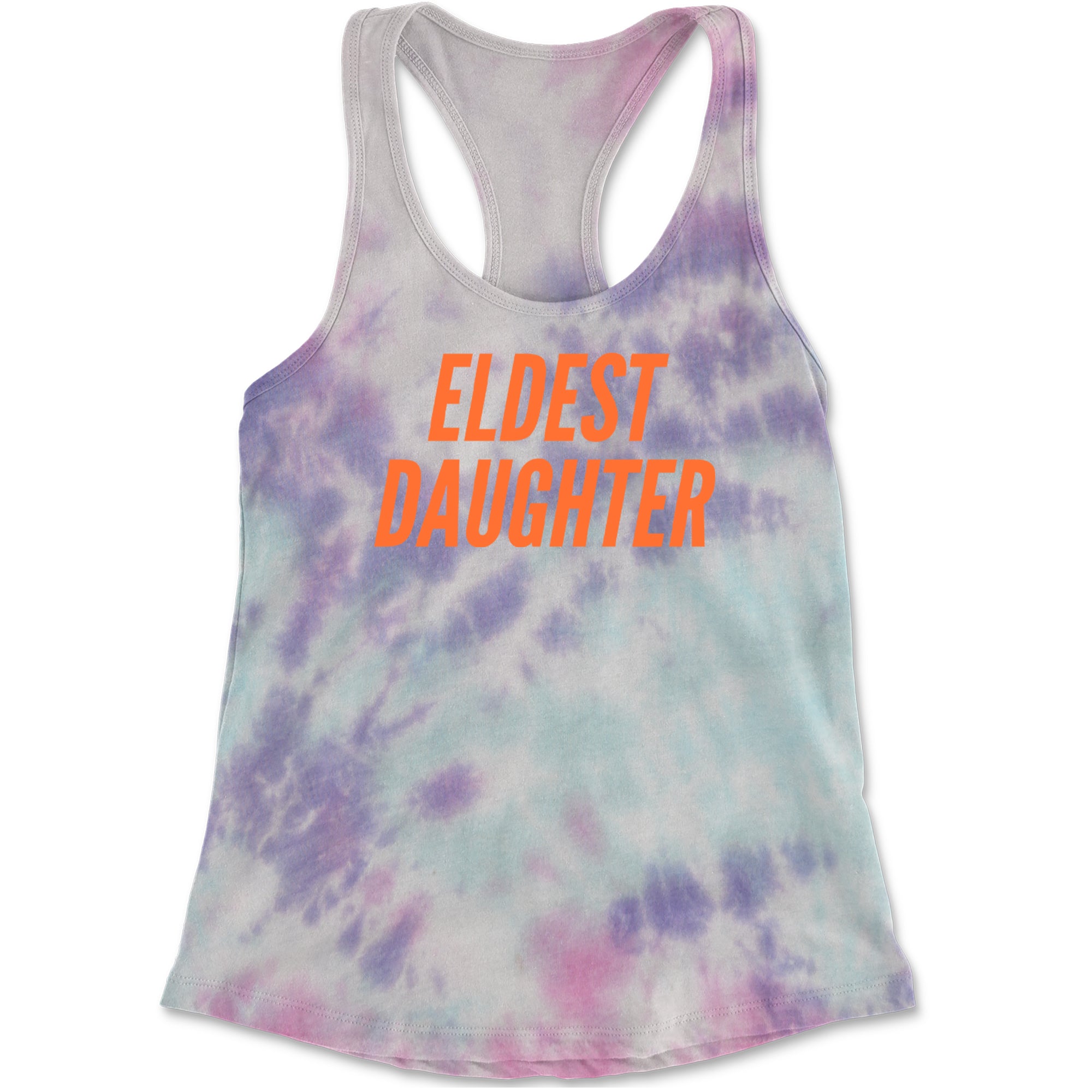Eldest Daughter Racerback Tank Top for Women Cotton Candy