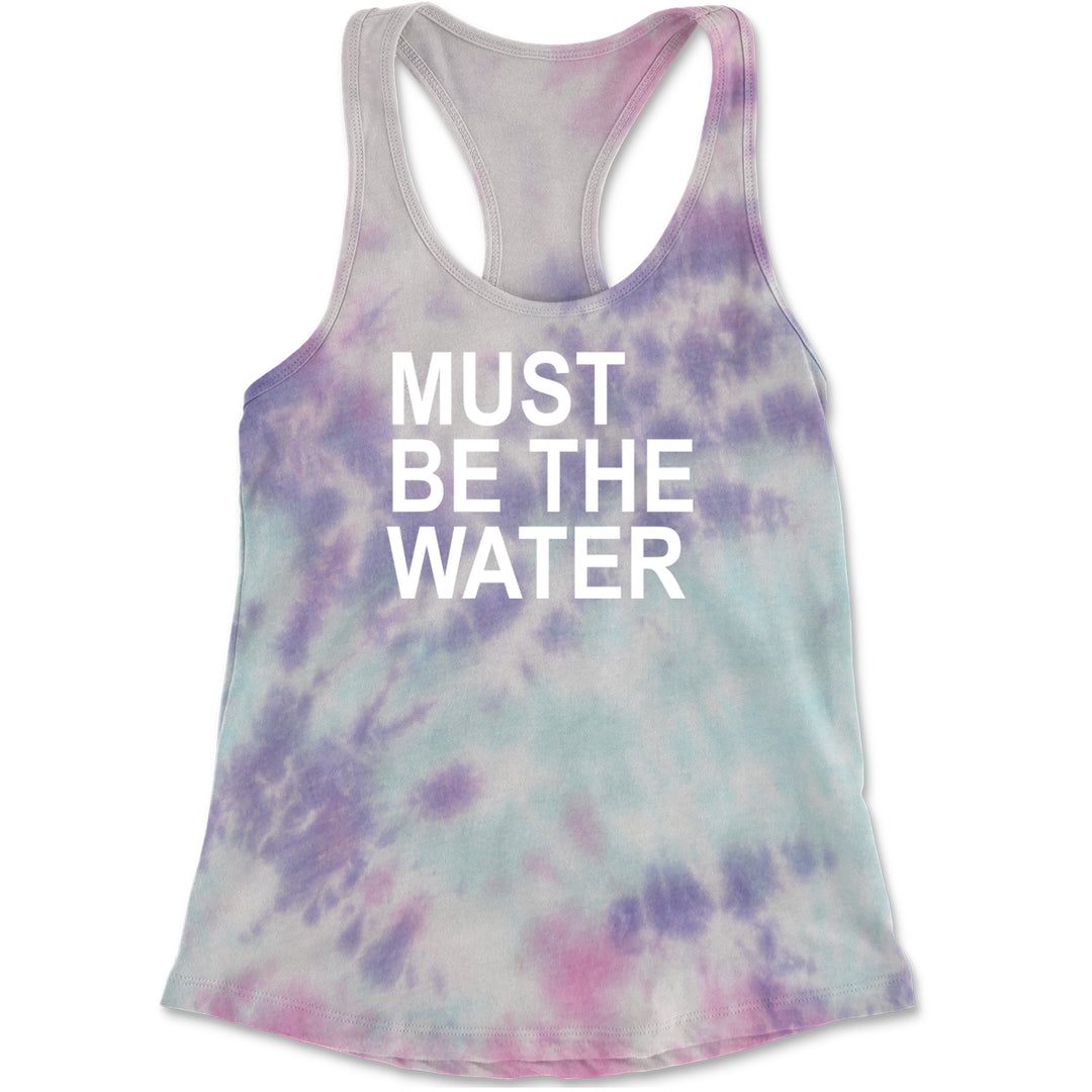 Must Be The Water Funny Racing Meme Cropped T-Shirt Cotton Candy
