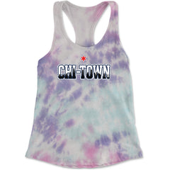 Chicago Chi-Town City Pride Racerback Tank Top for Women Cotton Candy