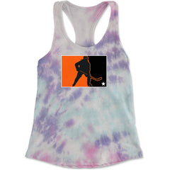 Hockey Enforcer Retro Vintage Racerback Tank Top for Women Cotton Candy