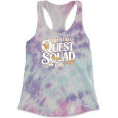 Sounds Like A Quest Squad To Me Empyrean Racerback Tank Top for Women Cotton Candy