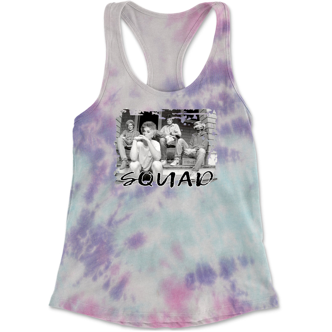 Squad Golden Girls Racerback Tank Top for Women Cotton Candy