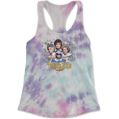Golden Chain Thug Life Girls Racerback Tank Top for Women Cotton Candy