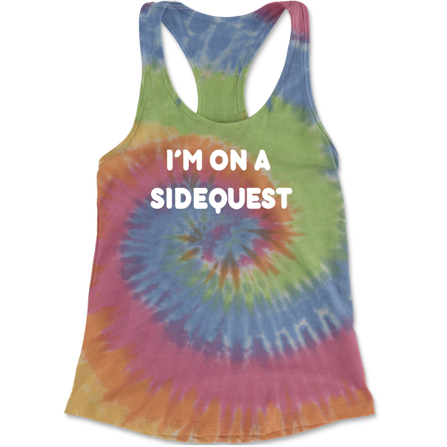 I'm On A Sidequest Festival Rave EDM Racerback Tank Top for Women Eternity