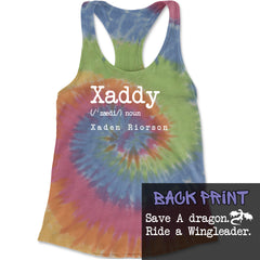 Xaddy Save A Dragon Ride A Wingleader Racerback Tank Top for Women Eternity