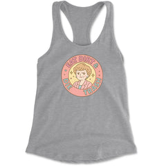 Eat Dirt And Die, Trash Golden Girls Racerback Tank Top for Women Heather Grey
