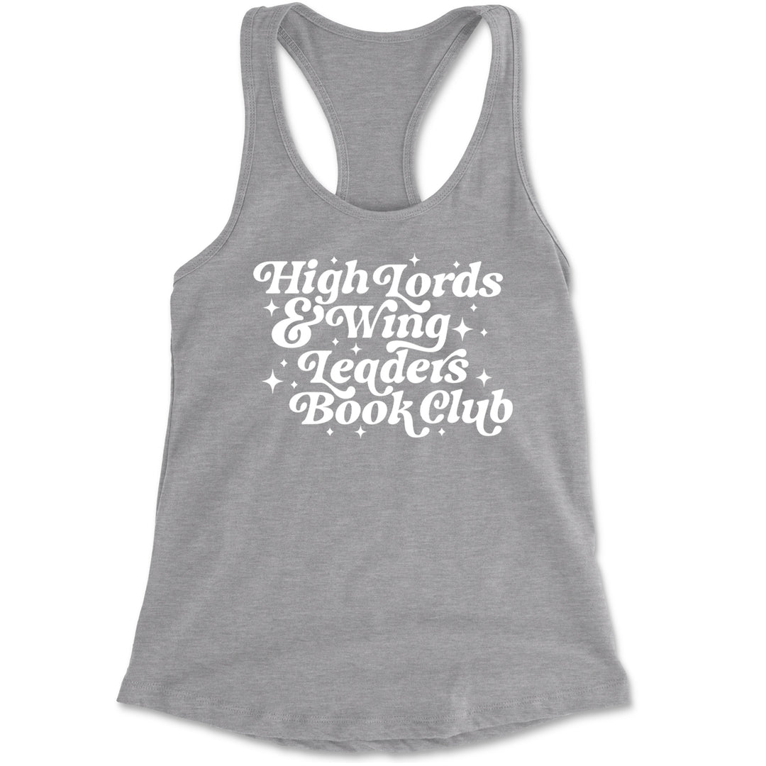 High Lords and Wingleaders Club Romantasy Racerback Tank Top for Women Heather Grey