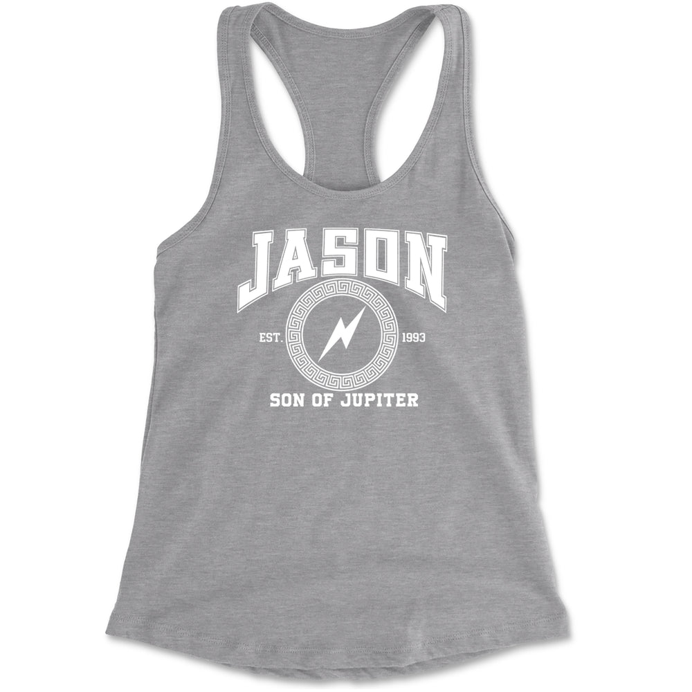 Jason Son of Jupiter Storm Bringer Racerback Tank Top for Women Heather Grey