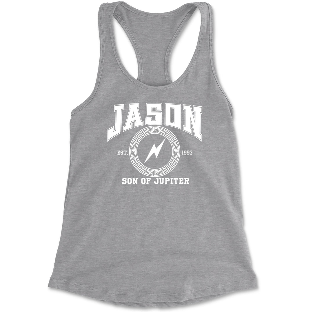 Jason Son of Jupiter Storm Bringer Racerback Tank Top for Women Heather Grey