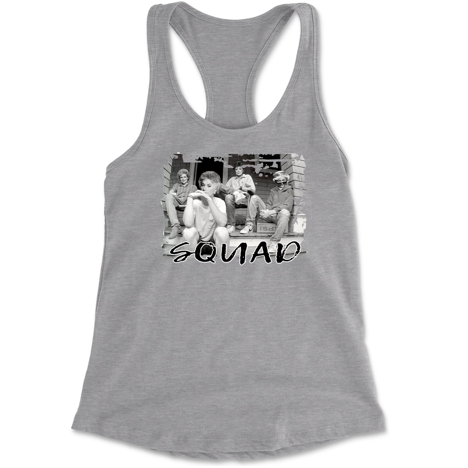 Squad Golden Girls Racerback Tank Top for Women Black