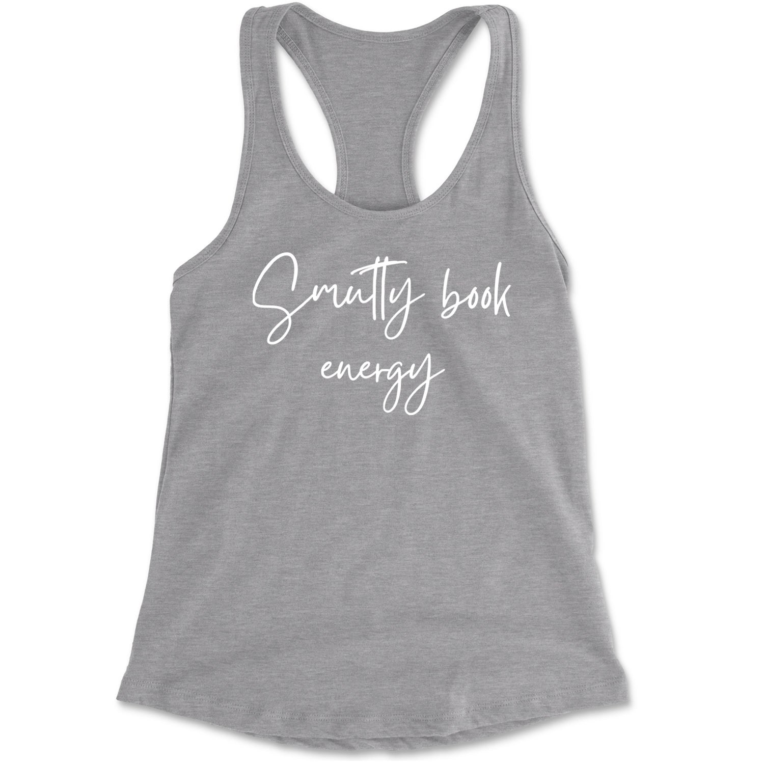 Smutty Book Energy Romantasy Racerback Tank Top for Women Black
