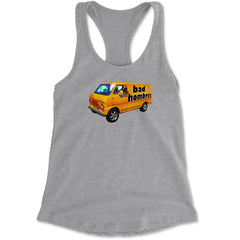 Bad Hombres Van West Chester Band Racerback Tank Top for Women Heather Grey