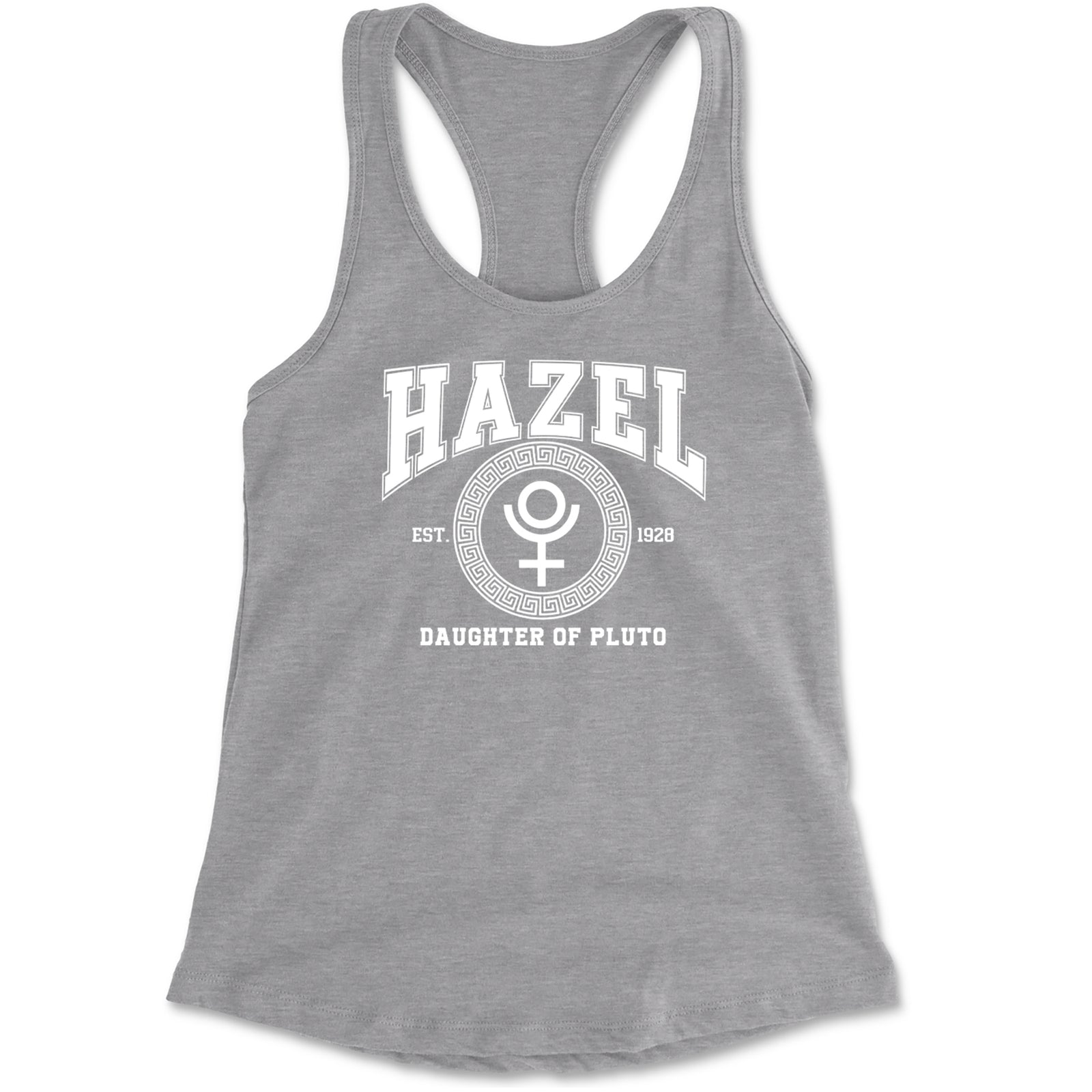 Hazel Daughter of Pluto Roman Gold Racerback Tank Top for Women Black