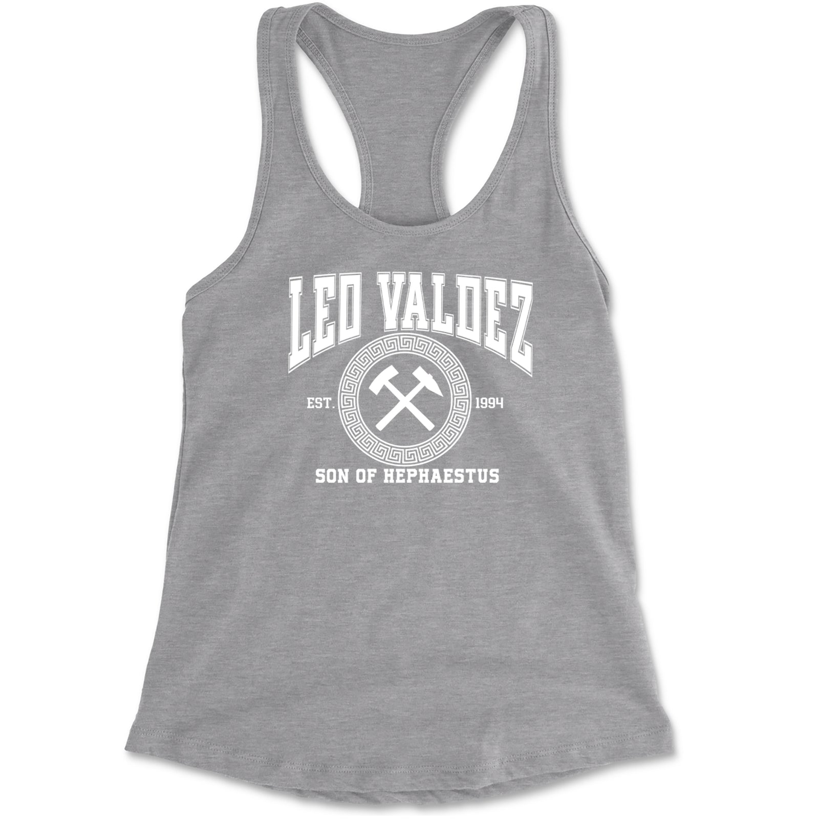 Leo Valdez Son of Hephaestus Forge Master Racerback Tank Top for Women Black