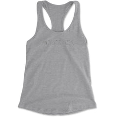 Murrrder Glitter Traitor Racerback Tank Top for Women Heather Grey