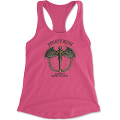 Fourth Wing Dragon Rider Vintage Basgiath War College Racerback Tank Top for Women Hot Pink