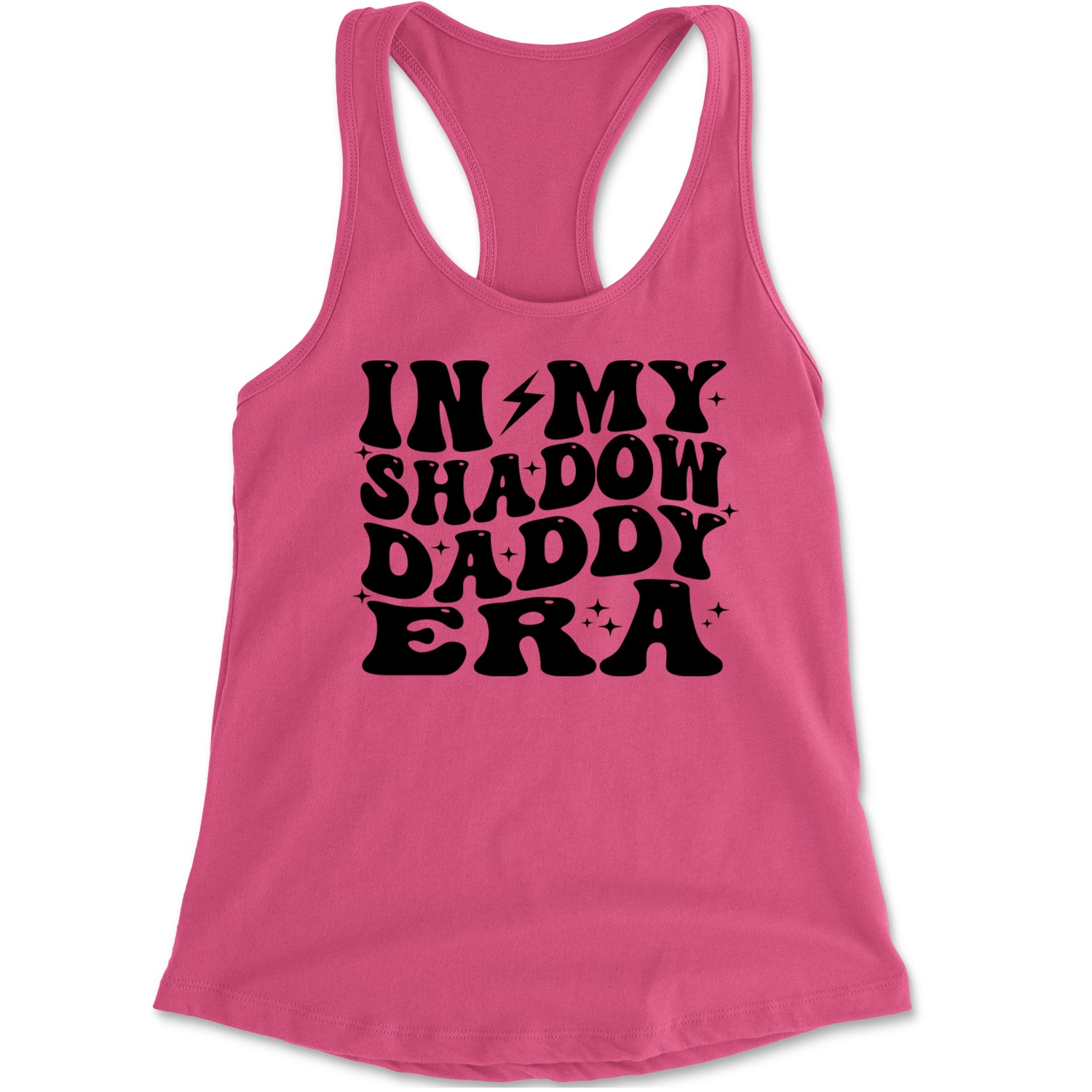 In My Shadow Daddy Era Romantasy Racerback Tank Top for Women Heather Grey