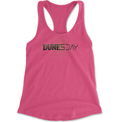 DunesDay Desert Apocolypse Racerback Tank Top for Women Hot Pink