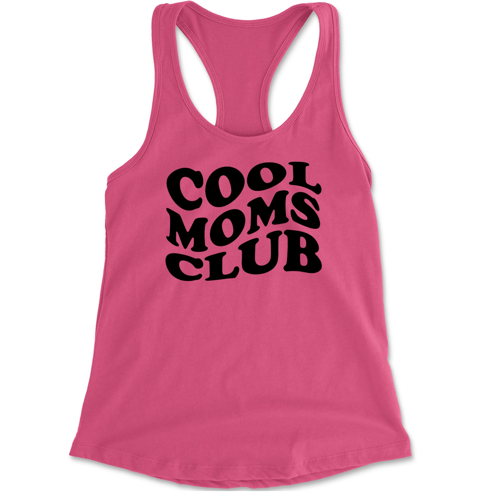 Cool Moms Club Mother Mama Racerback Tank Top for Women Heather Grey