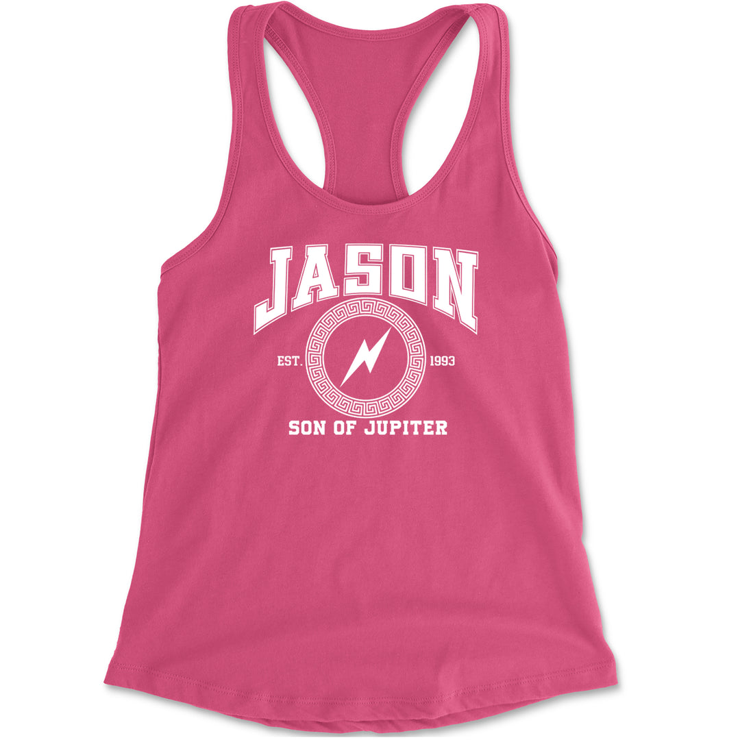 Jason Son of Jupiter Storm Bringer Racerback Tank Top for Women Hot Pink