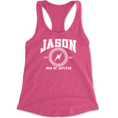 Jason Son of Jupiter Storm Bringer Racerback Tank Top for Women Hot Pink