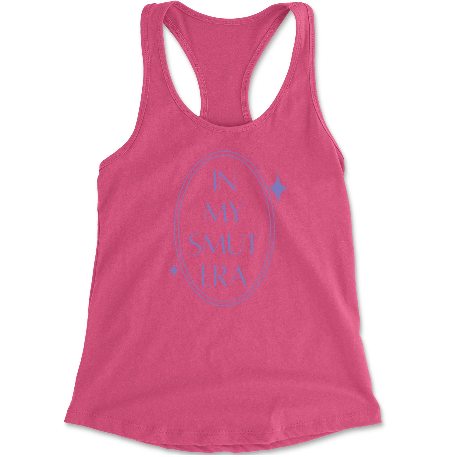 In My Smut Era Romantasy Racerback Tank Top for Women Hot Pink