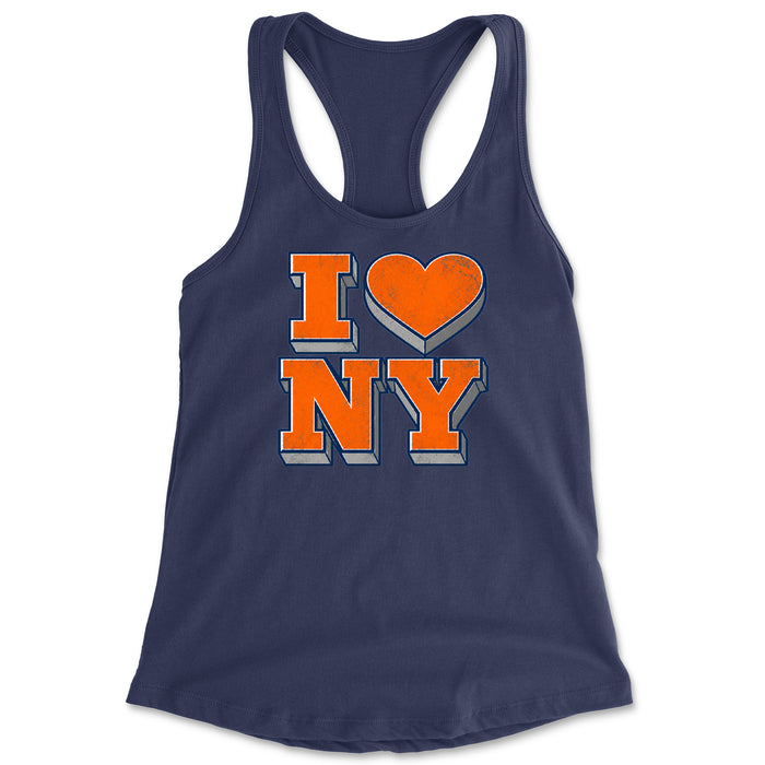 New York City Pride Heart Racerback Tank Top for Women