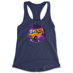 Bad Hombres Space West Chester Band Racerback Tank Top for Women Navy Blue