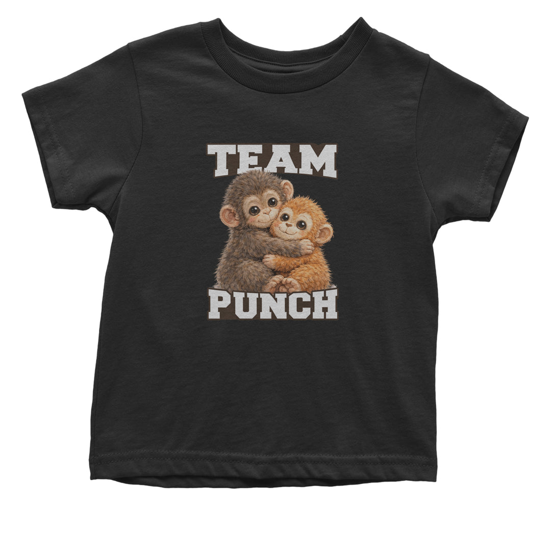 Team Punch Panchi-kun Monkey Infant One-Piece Romper Bodysuit Or Toddler T-shirt Black