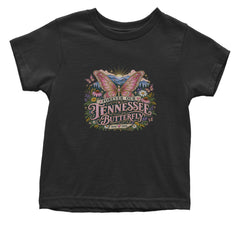 Forever Our Tennessee Butterfly Dolly Infant One-Piece Romper Bodysuit Or Toddler T-shirt Black