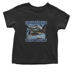 Bombardino Crocodilo Brainrot Infant One-Piece Romper Bodysuit Or Toddler T-shirt Black
