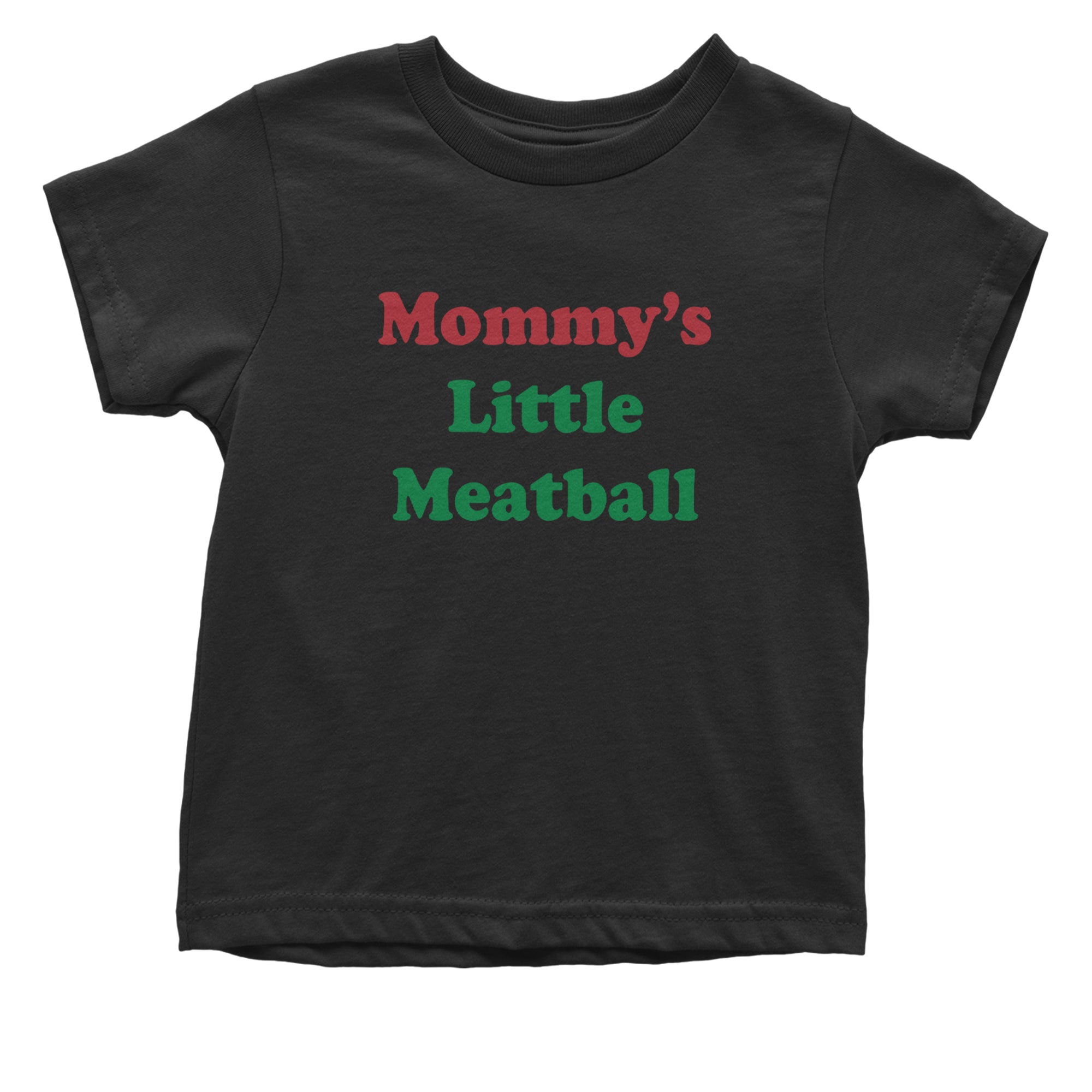 Mommy's Little Meatball Love Island Infant One-Piece Romper Bodysuit Or Toddler T-shirt Black