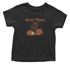 Punch Stay Kind Macaque Infant One-Piece Romper Bodysuit Or Toddler T-shirt Black