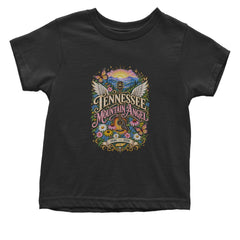 Tennessee Mountain Angel Wings Dolly Infant One-Piece Romper Bodysuit Or Toddler T-shirt Black
