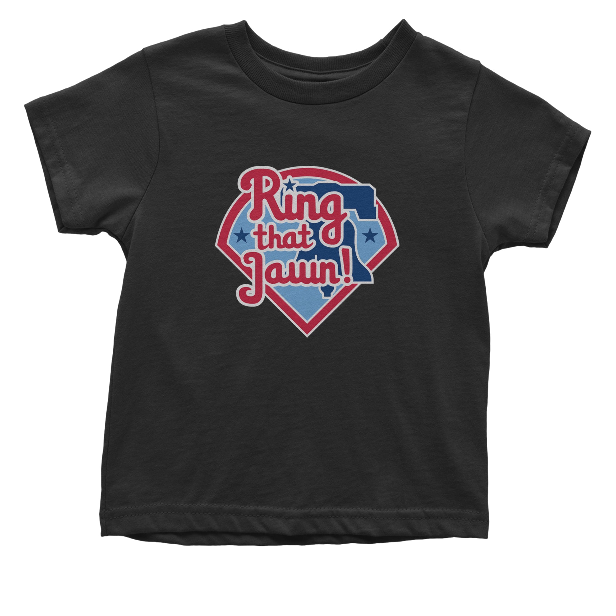 Ring That Jawn Philly Baseball Infant One-Piece Romper Bodysuit Or Toddler T-shirt Black