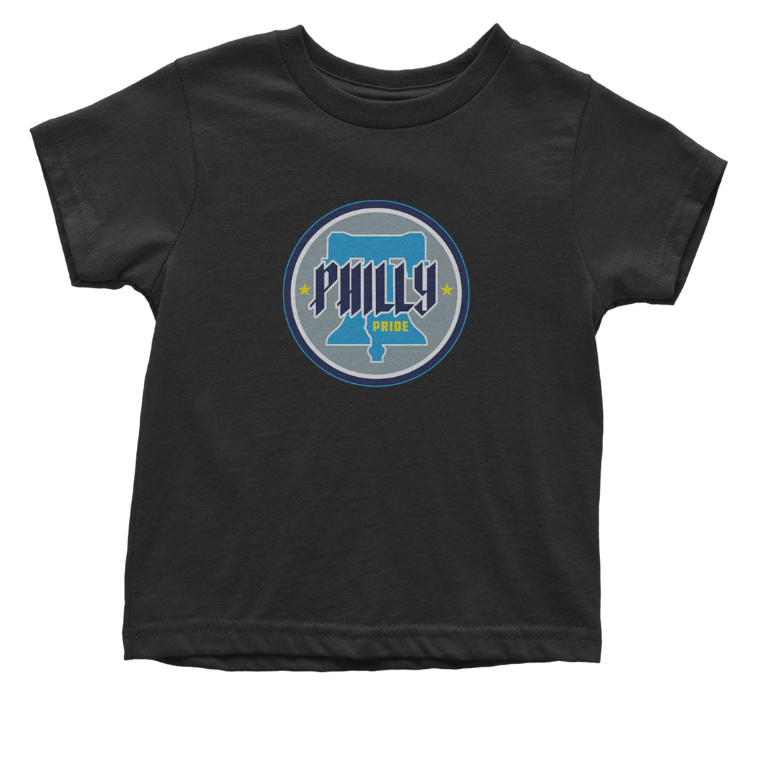 Philly Pride Liberty Bell Infant One-Piece Romper Bodysuit Or Toddler T-shirt Black