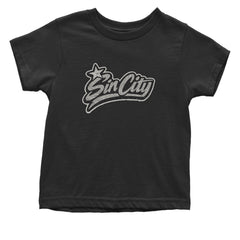 Sin City Vegas Retro Vintage Infant One-Piece Romper Bodysuit Or Toddler T-shirt Black