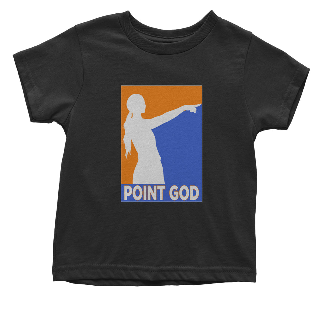 Point God Cunningham Basketball Pointing Meme  Infant One-Piece Romper Bodysuit Or Toddler T-shirt Black
