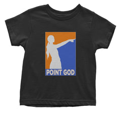 Point God Cunningham Basketball Pointing Meme  Infant One-Piece Romper Bodysuit Or Toddler T-shirt Black