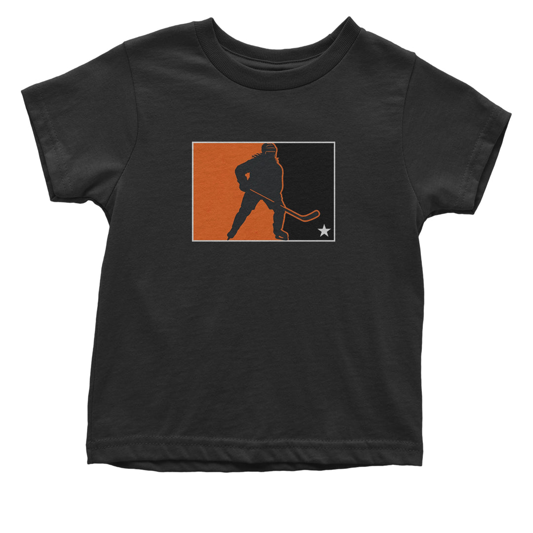 Hockey Enforcer Retro Vintage Infant One-Piece Romper Bodysuit Or Toddler T-shirt Black