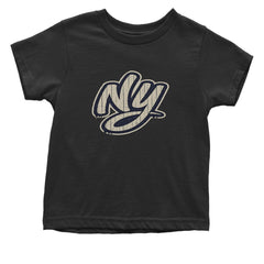 NYC New York City Grunge Street Infant One-Piece Romper Bodysuit Or Toddler T-shirt Black