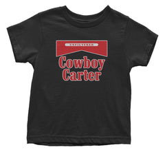 Cowboy Karter Country Act Two Infant One-Piece Romper Bodysuit Or Toddler T-shirt Black