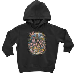 I Will Always Love You Dolly Toddler Hoodie Or Infant Fleece Romper Black
