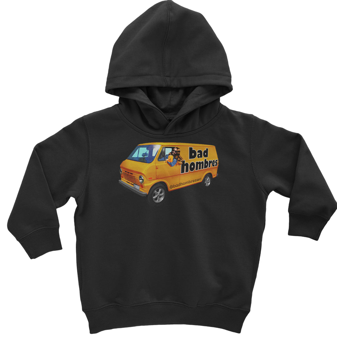 Bad Hombres Van West Chester Band Toddler Hoodie Or Infant Fleece Romper Black