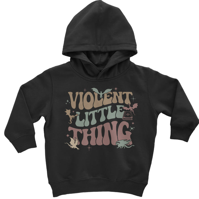 Violent Little Thing Dragon Toddler Hoodie Or Infant Fleece Romper